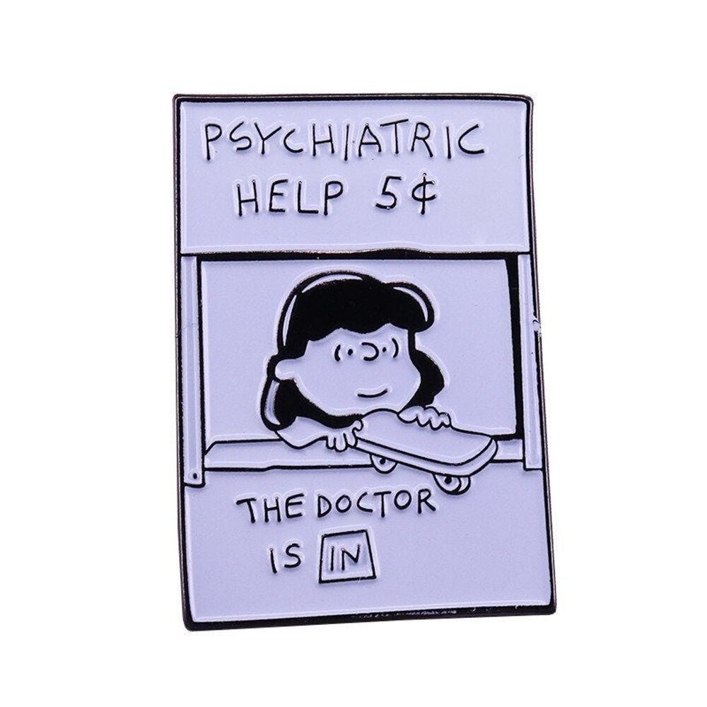 Snoopy Psychiatric Help Lucy Van Pelt Enamel Pins 142-1